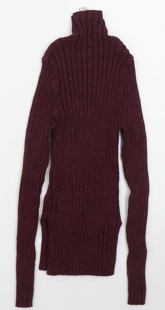 Womens UK Size M Topshop Purple Pullover Jumper