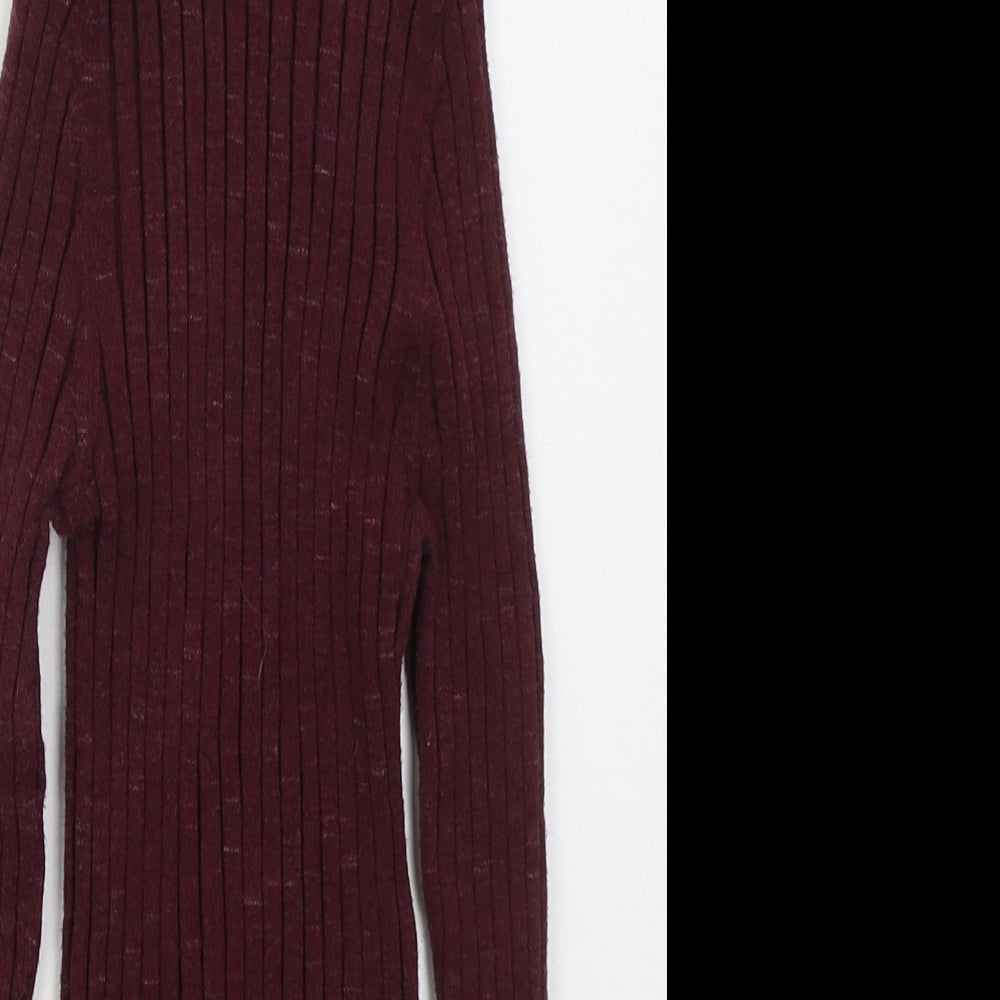 Womens UK Size M Topshop Purple Pullover Jumper