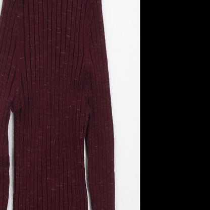 Womens UK Size M Topshop Purple Pullover Jumper