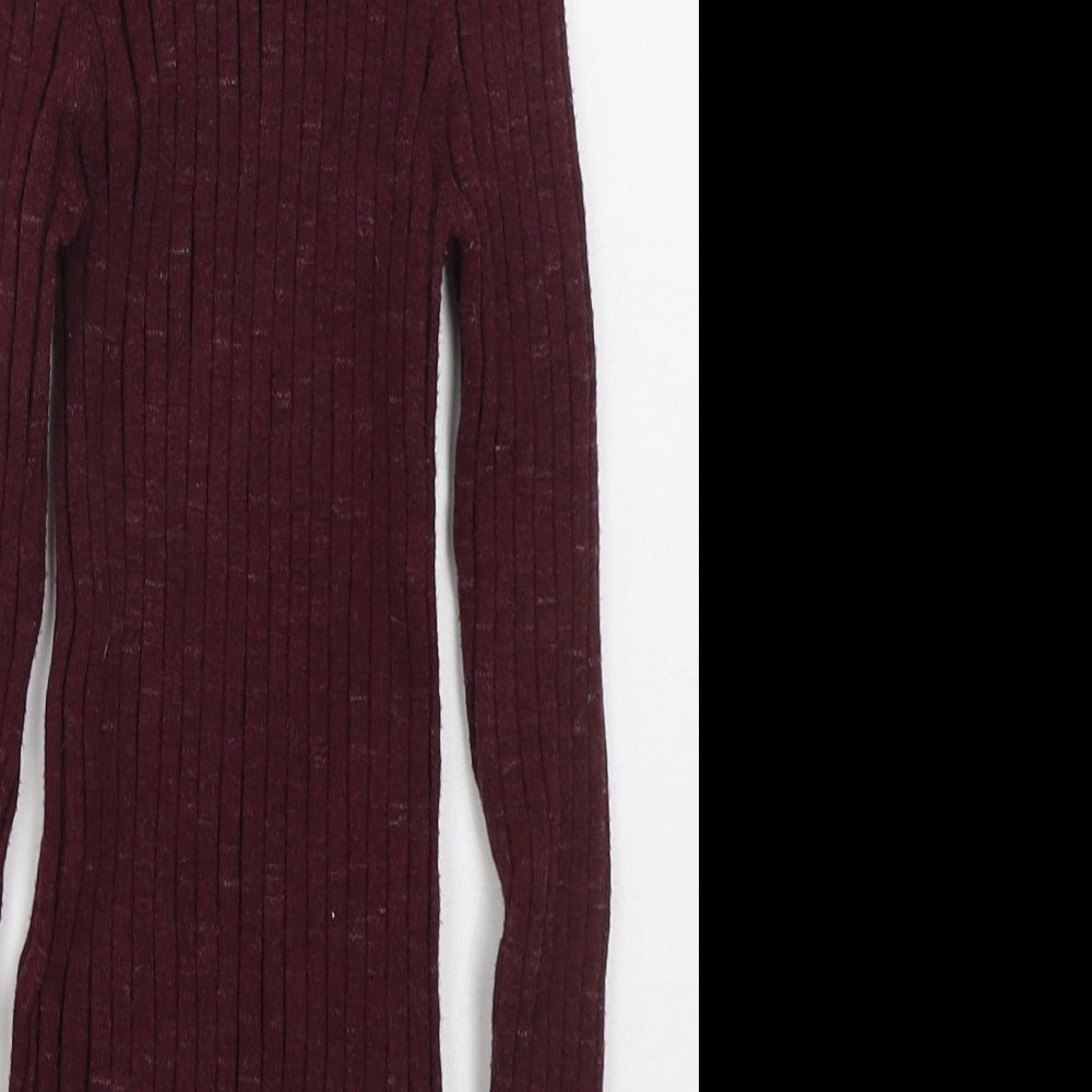 Womens UK Size M Topshop Purple Pullover Jumper
