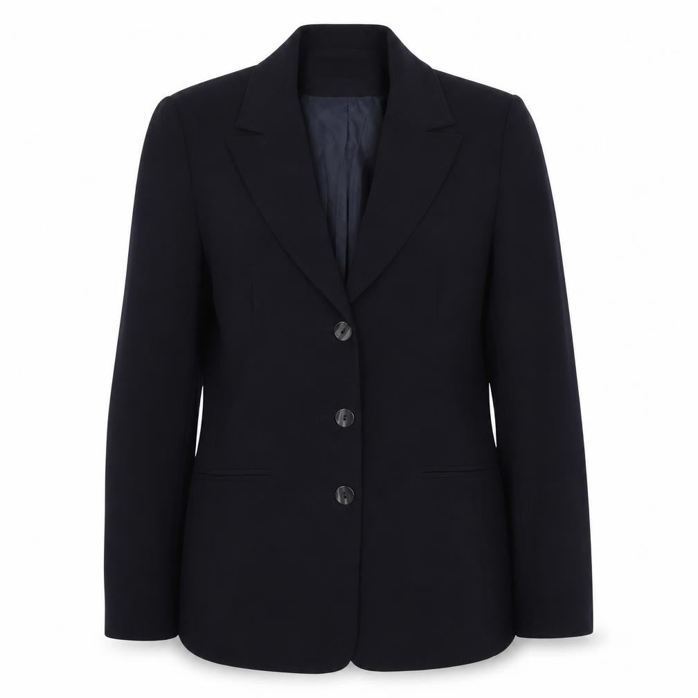 Womens UK Size 10 AMARANTO Regular Blue Suit Jacket
