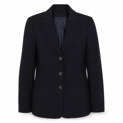 Womens UK Size 10 AMARANTO Regular Blue Suit Jacket