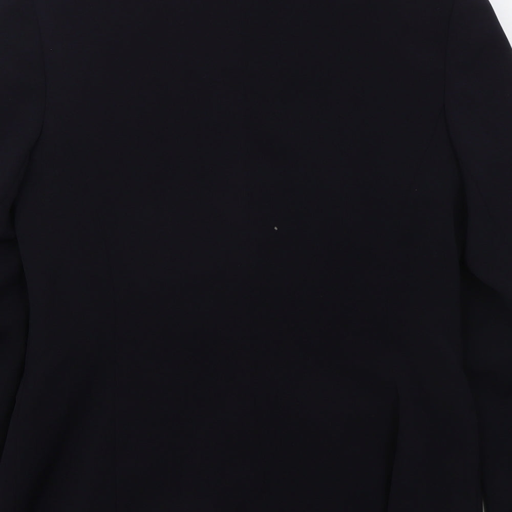 Womens UK Size 10 AMARANTO Regular Blue Suit Jacket