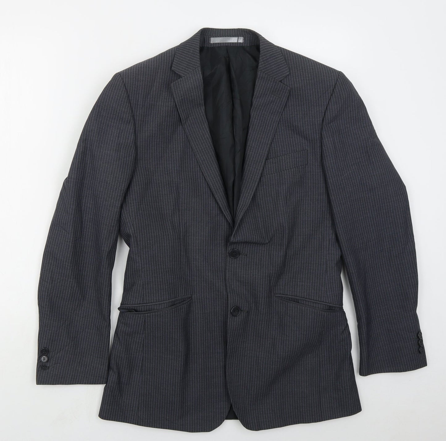 Mens UK Size 36 Burton Regular Blue Suit Jacket