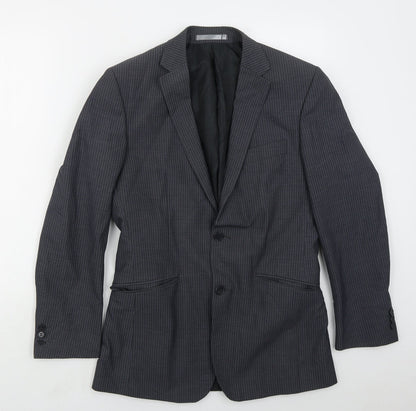 Mens UK Size 36 Burton Regular Blue Suit Jacket