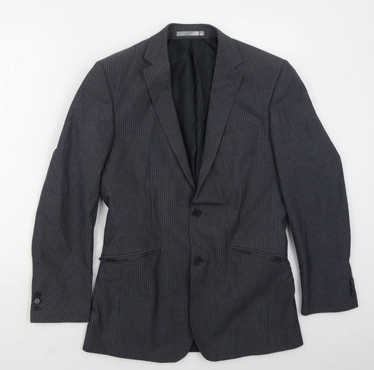 Mens UK Size 36 Burton Regular Blue Suit Jacket