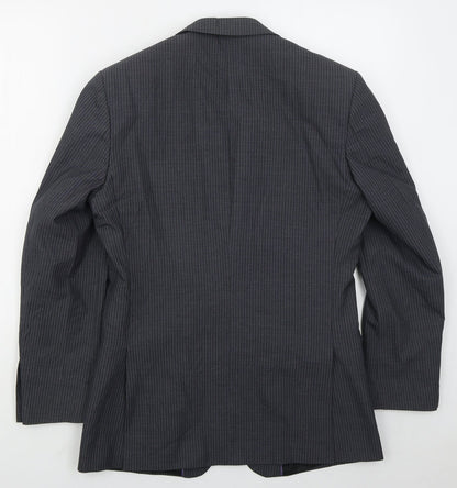 Mens UK Size 36 Burton Regular Blue Suit Jacket