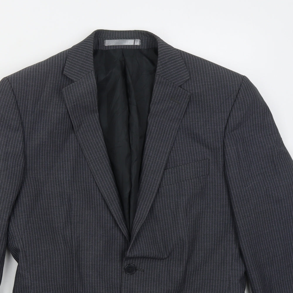 Mens UK Size 36 Burton Regular Blue Suit Jacket