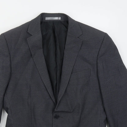 Mens UK Size 36 Burton Regular Blue Suit Jacket