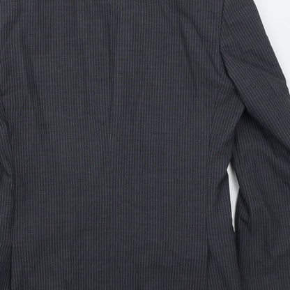 Mens UK Size 36 Burton Regular Blue Suit Jacket