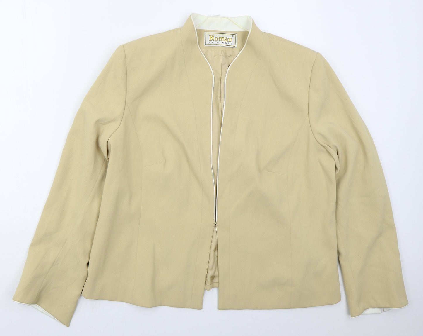 Womens UK Size 22 Roman Beige Jacket