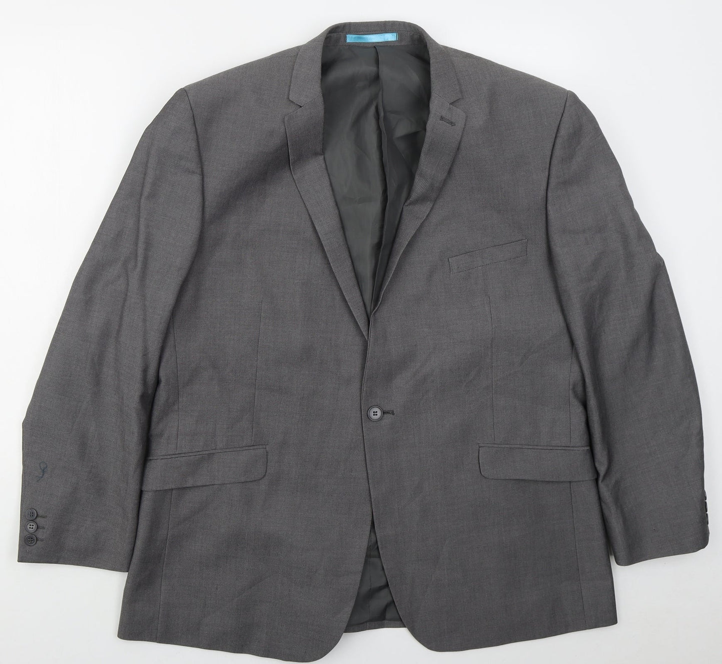 Mens UK Size 46 Burton Regular Grey Suit Jacket