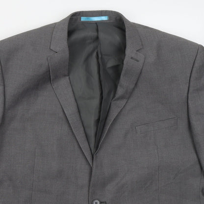 Mens UK Size 46 Burton Regular Grey Suit Jacket