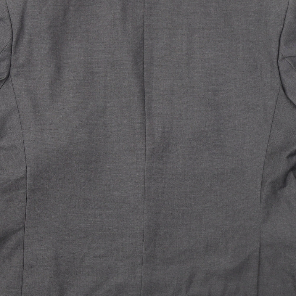 Mens UK Size 46 Burton Regular Grey Suit Jacket