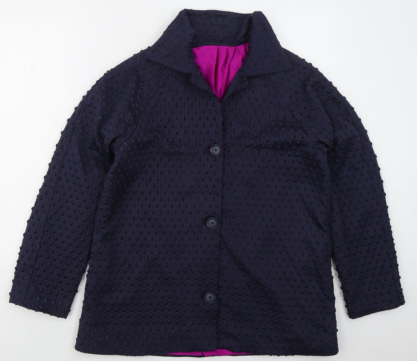 Womens UK Size L Preworn Blue Jacket