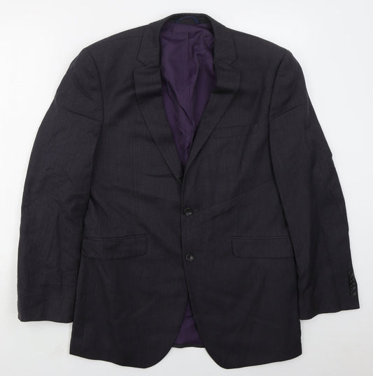 Mens UK Size 42 Burton Regular Grey Suit Jacket