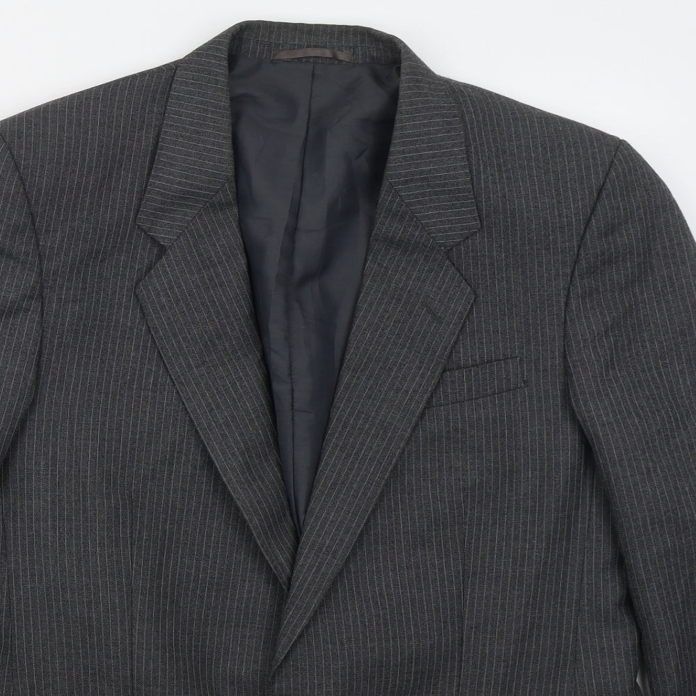 Mens UK Size 42 C&A Regular Grey Suit Jacket
