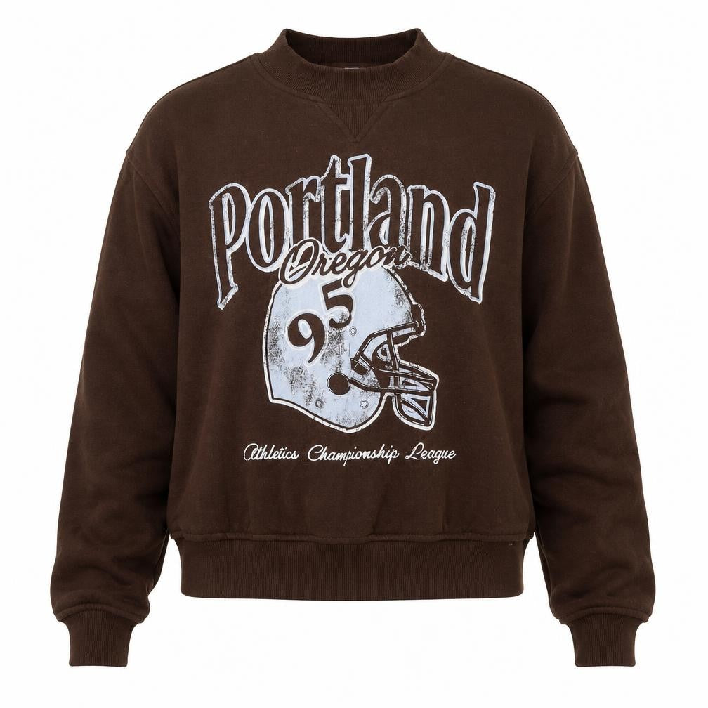Womens UK Size XS H&M Brown Pullover Sweatshirt