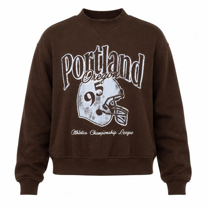 Womens UK Size XS H&M Brown Pullover Sweatshirt