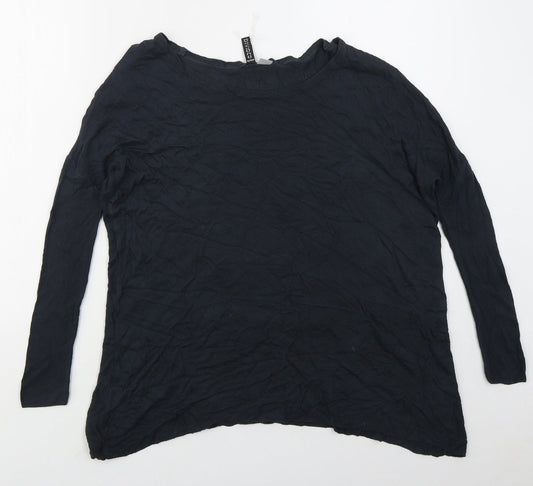 Womens UK Size 8 H&M Blue Pullover Jumper