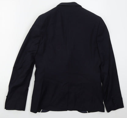 Mens UK Size 38 Topman Regular Blue Suit Jacket
