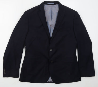 Mens UK Size 42 Burton Regular Blue Suit Jacket