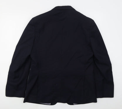 Mens UK Size 42 Burton Regular Blue Suit Jacket