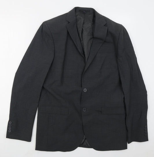 Mens UK Size 40 Marks and Spencer Regular Grey Suit Jacket