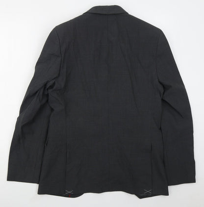 Mens UK Size 40 Marks and Spencer Regular Grey Suit Jacket