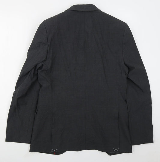 Mens UK Size 40 Marks and Spencer Regular Grey Suit Jacket