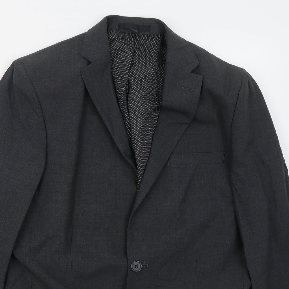 Mens UK Size 40 Marks and Spencer Regular Grey Suit Jacket