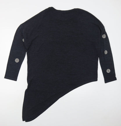 Womens UK Size 16 Izabel Blue Pullover Jumper