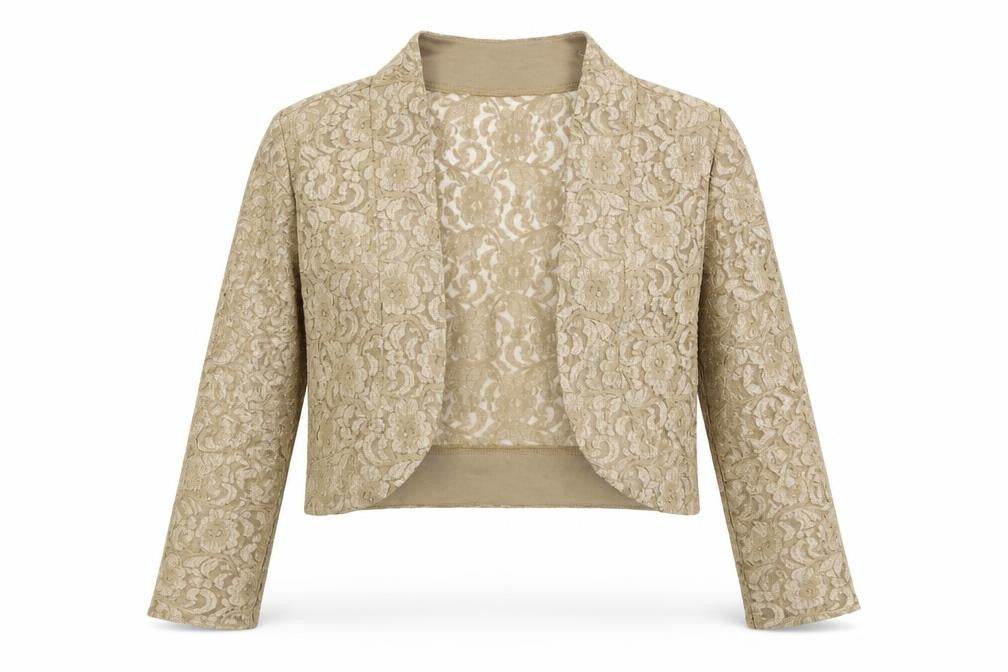 Womens UK Size M Nina Leonard Beige Jacket