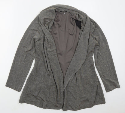 Womens UK Size 14 Roman Grey Cardigan Jumper