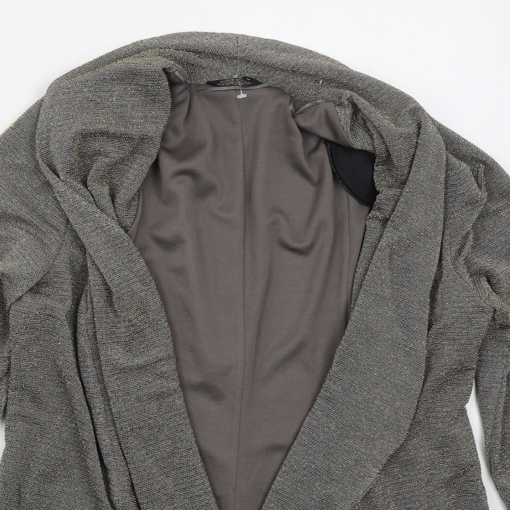 Womens UK Size 14 Roman Grey Cardigan Jumper