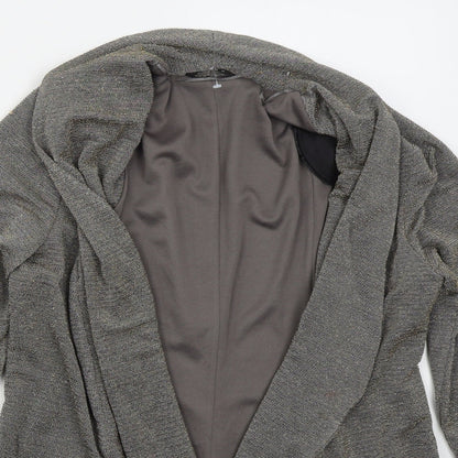 Womens UK Size 14 Roman Grey Cardigan Jumper