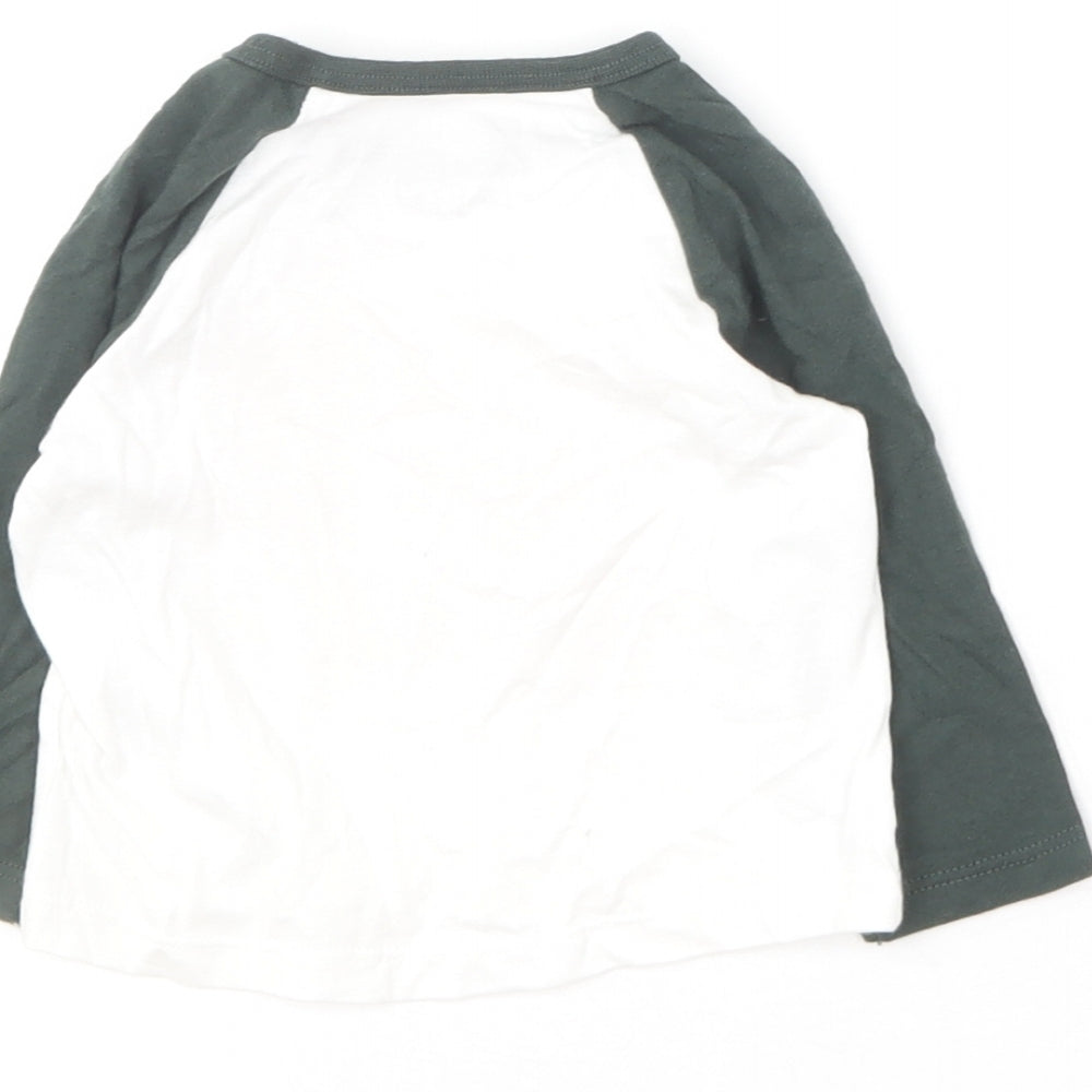F&F Baby Multicoloured  Cotton Basic T-Shirt Size 0-3 Months Round Neck  - Future Heart Breaker