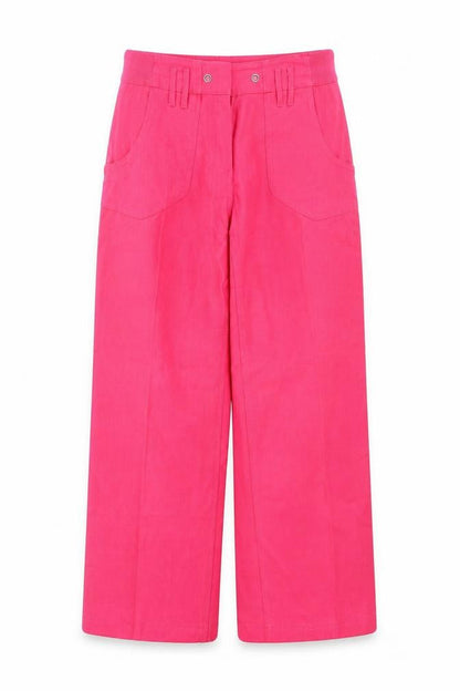 Womens UK Size 8 Per Una Regular Fit Chino Pink Trousers