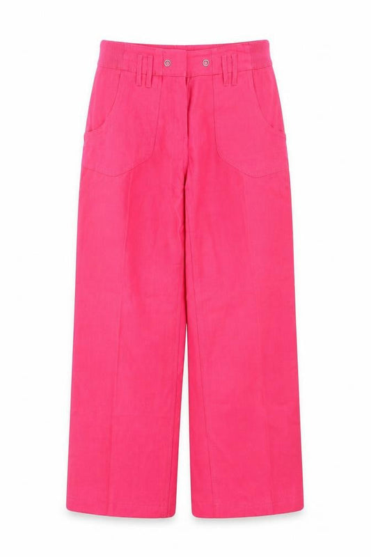 Womens UK Size 8 Per Una Regular Fit Chino Pink Trousers