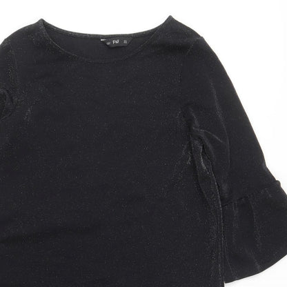 F&F Womens Black  Polyamide Shift  Size 14  Round Neck