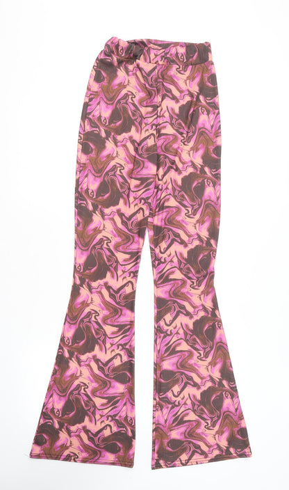 Vivichi Womens Multicoloured  Polyester Trousers  Size XS L32.5 in Regular