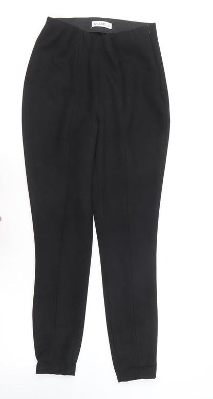 Gallery Womens Black  Polyester Carrot Leggings Size 8 L27 in