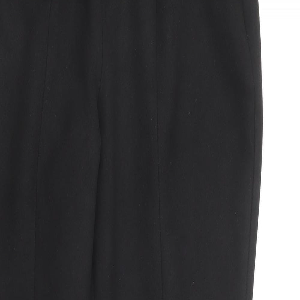 Gallery Womens Black  Polyester Carrot Leggings Size 8 L27 in