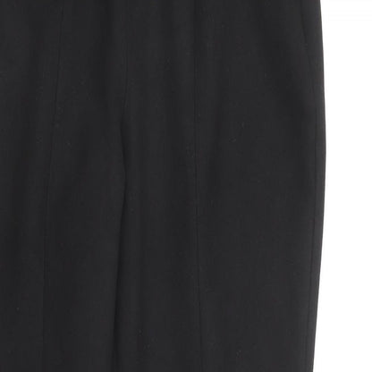 Gallery Womens Black  Polyester Carrot Leggings Size 8 L27 in