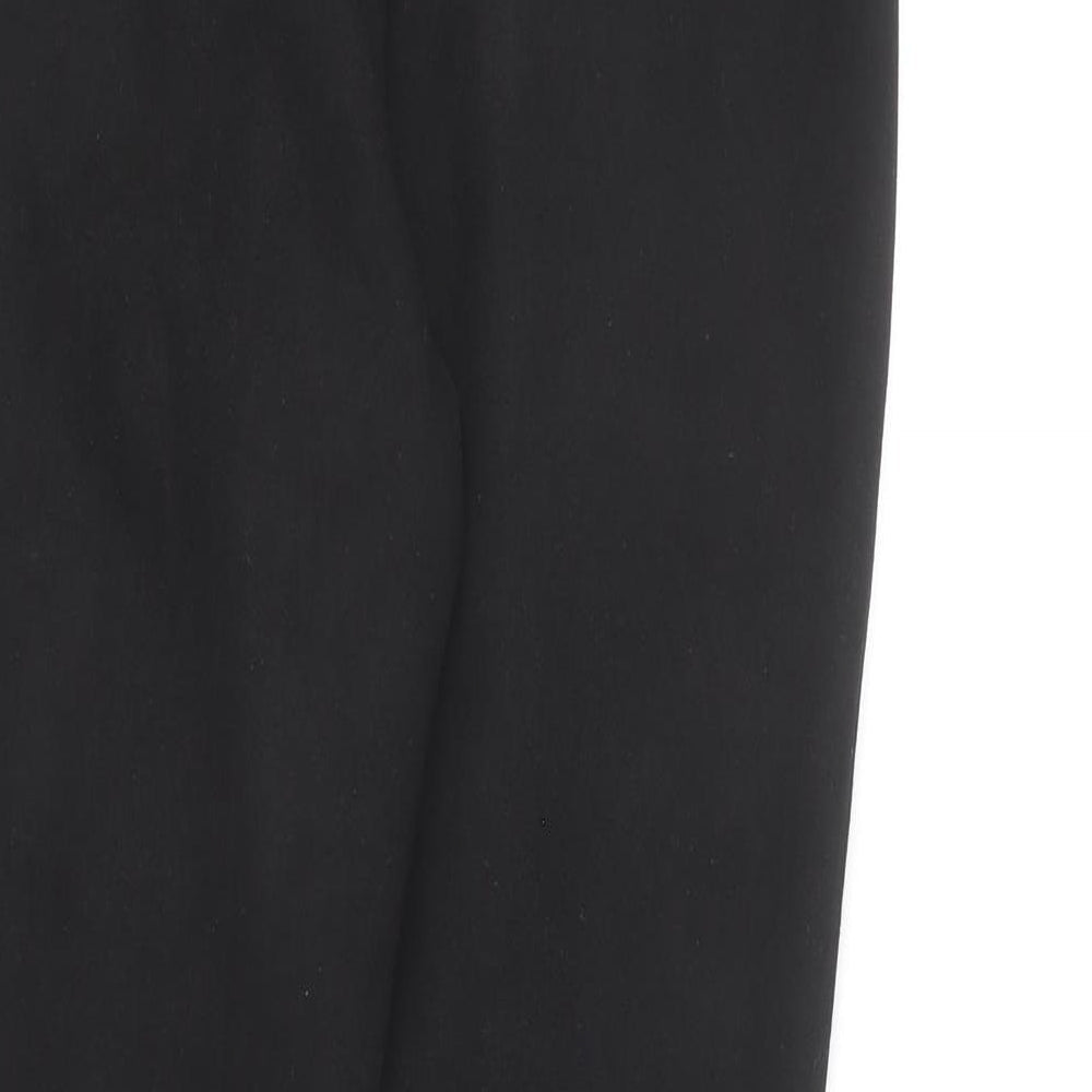 Gallery Womens Black  Polyester Carrot Leggings Size 8 L27 in
