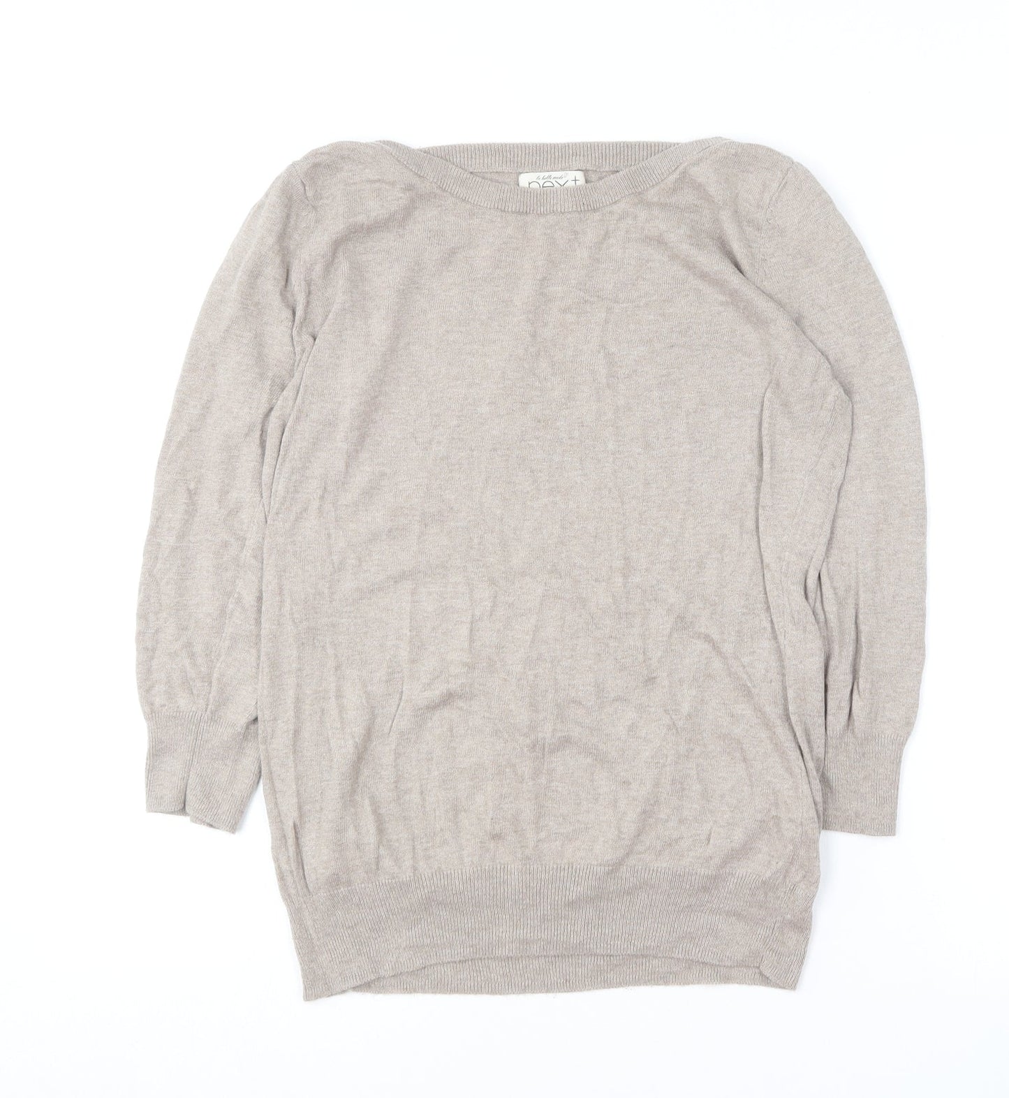 Womens UK Size 8 NEXT Brown Pullover Jumper