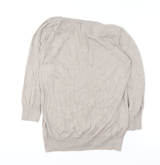 Womens UK Size 8 NEXT Brown Pullover Jumper