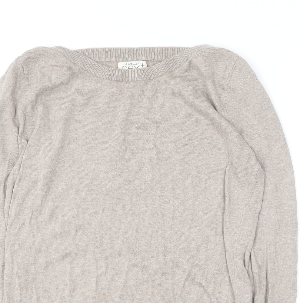 Womens UK Size 8 NEXT Brown Pullover Jumper