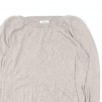 Womens UK Size 8 NEXT Brown Pullover Jumper