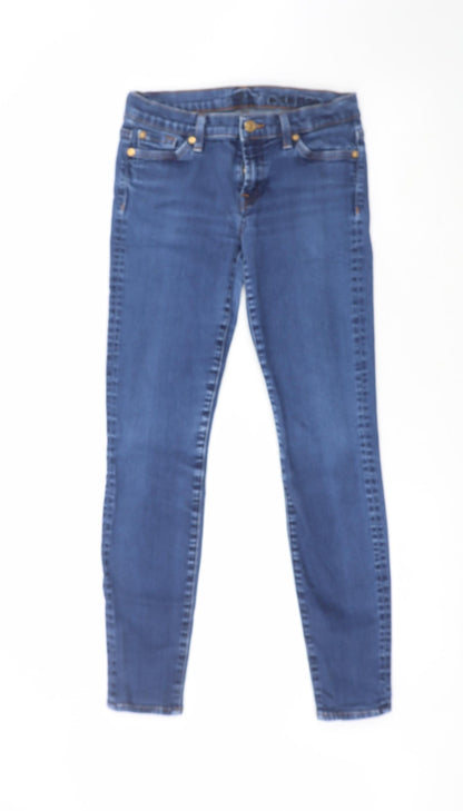 Mens UK Size 28 in Preworn Regular Fit Jegging Blue Jeans